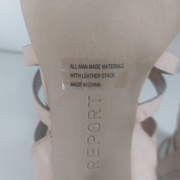 Report women's roux criss cross strap block heel 8.5 - Picture 6 of 7